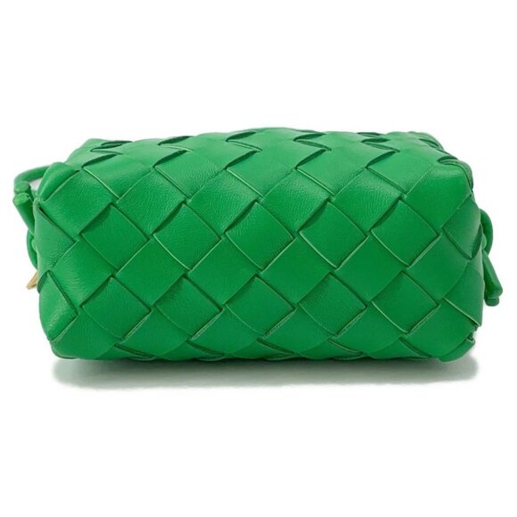 Bottega Veneta Candy Loop Shoulder Bag Leather Green 680254 - Picture 11 of 12